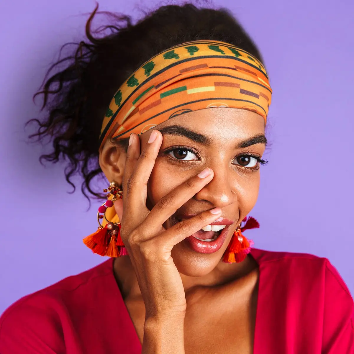 WILLBOND 4 Pcs African Headbands Wide Knotted for Women, Vintage Series | Vibrant Boho & African Style Patterns - view 3