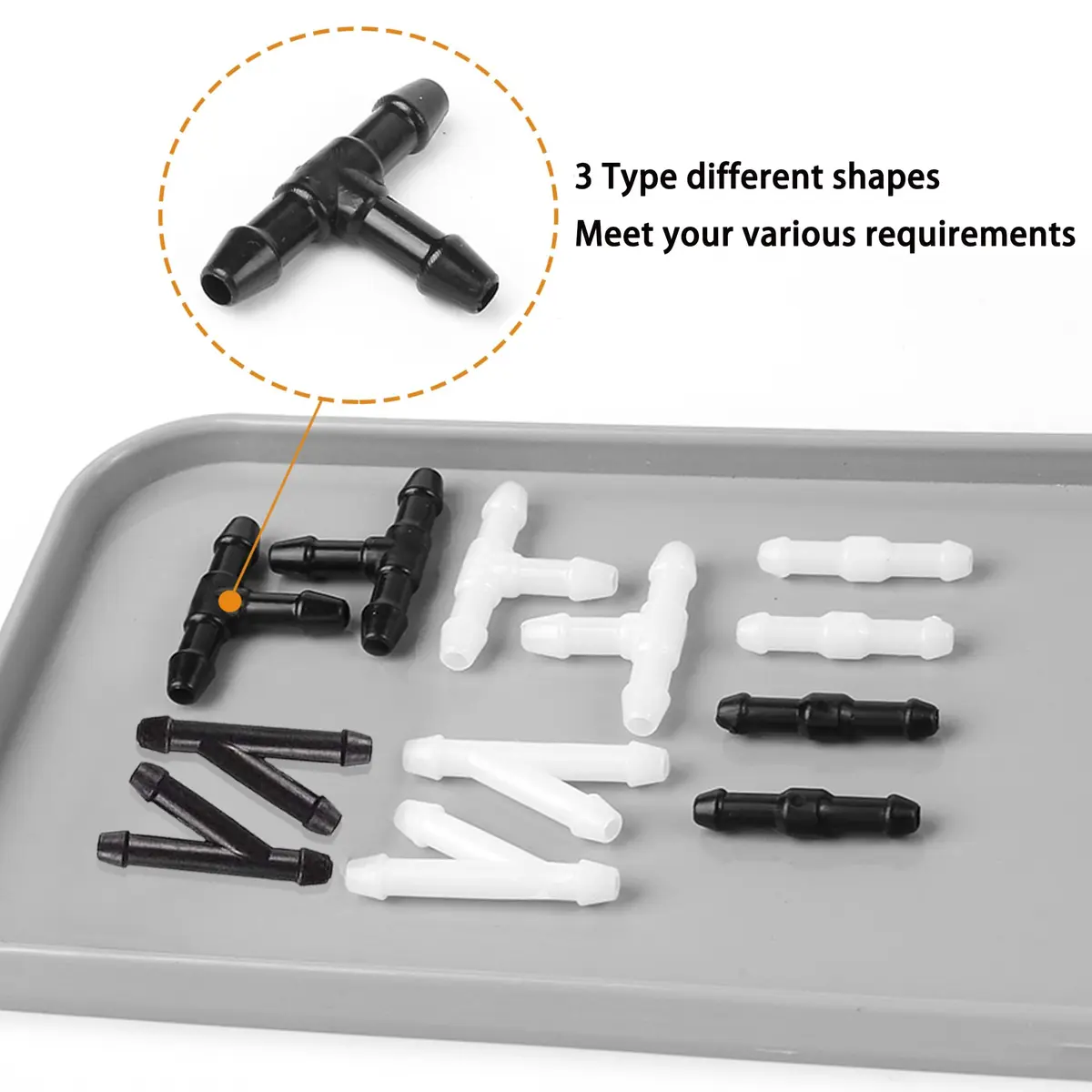 JAMCARI Windshield Washer Hose Kit 4 Meter (157 Inch) with 12 Connectors | Universal Car Water Pump and Nozzle Installation - view 3