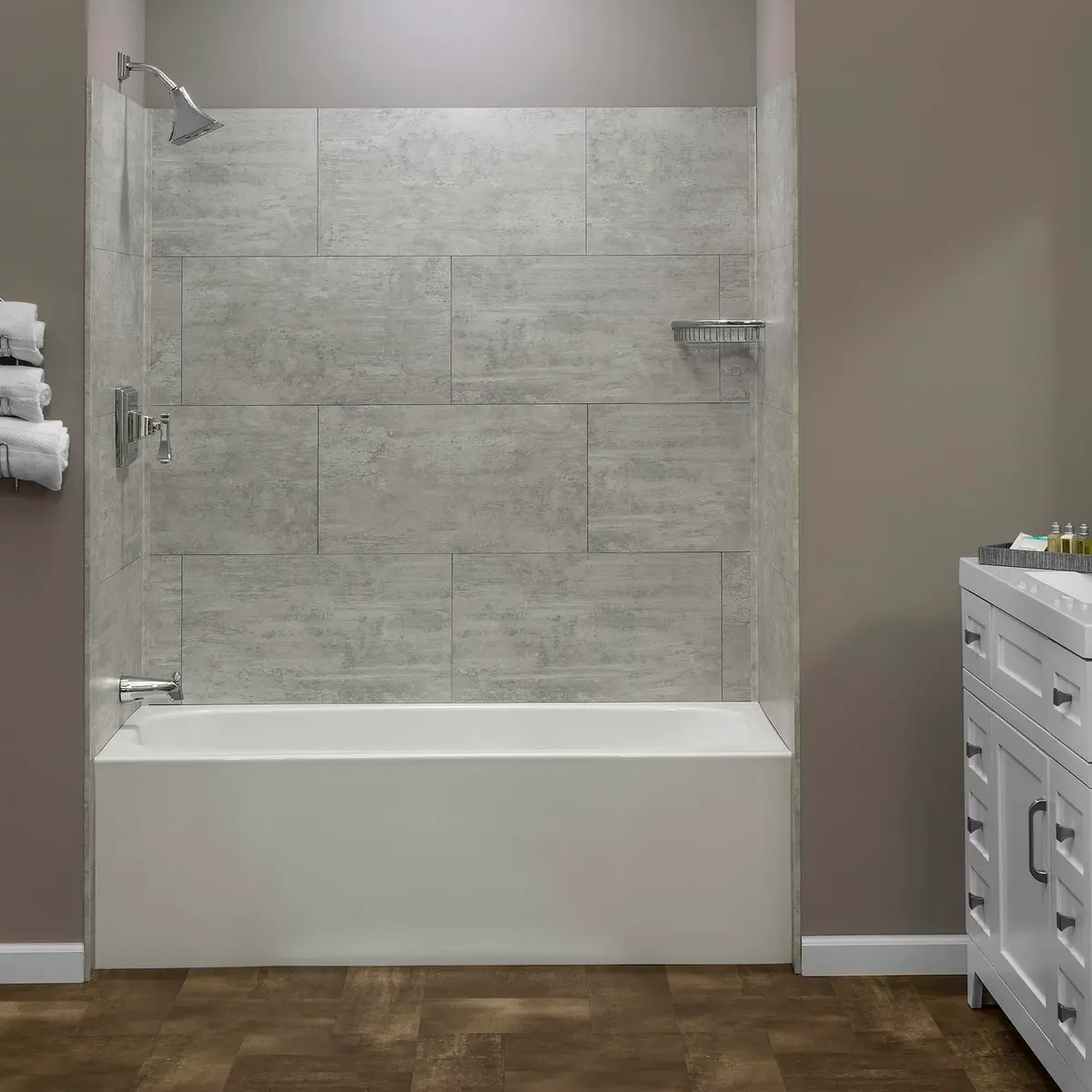 Palisade Vinyl Wall Tiles 25.6 in. x 14.8 in. Wind Gust | Waterproof, DIY Friendly (70-120 chars) - view 4