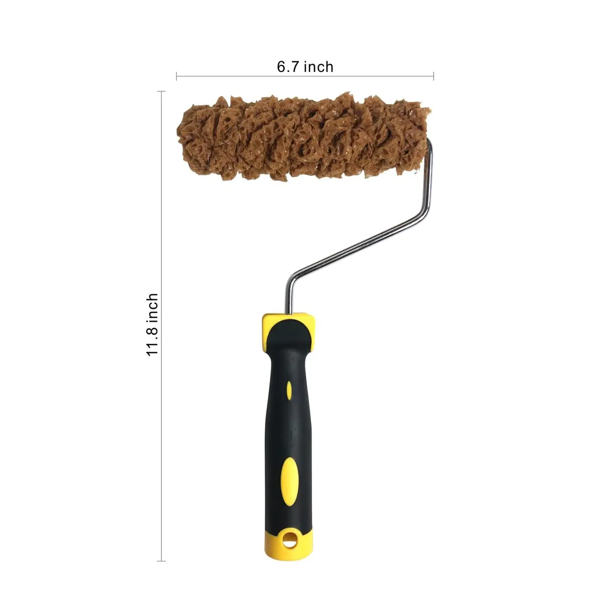 Hanroy Natural Sea Sponge Paint Roller 7 inch (18 cm) | Textured Wall Art & Decorator Tool - view 5
