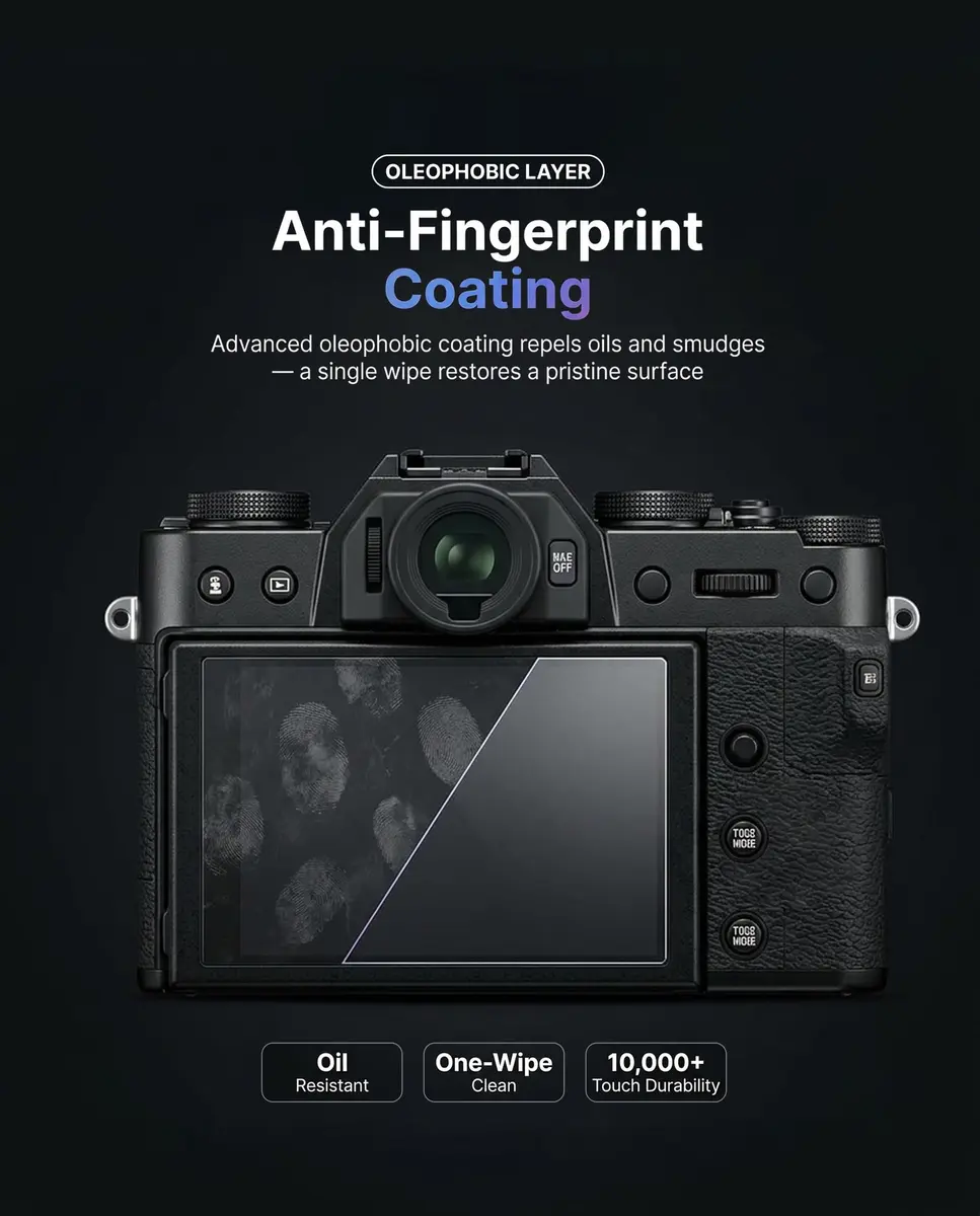 iDaPro Screen Protector for Fujifilm X-T30 9H Tempered Glass | Scratch & Drop Resistant - view 9