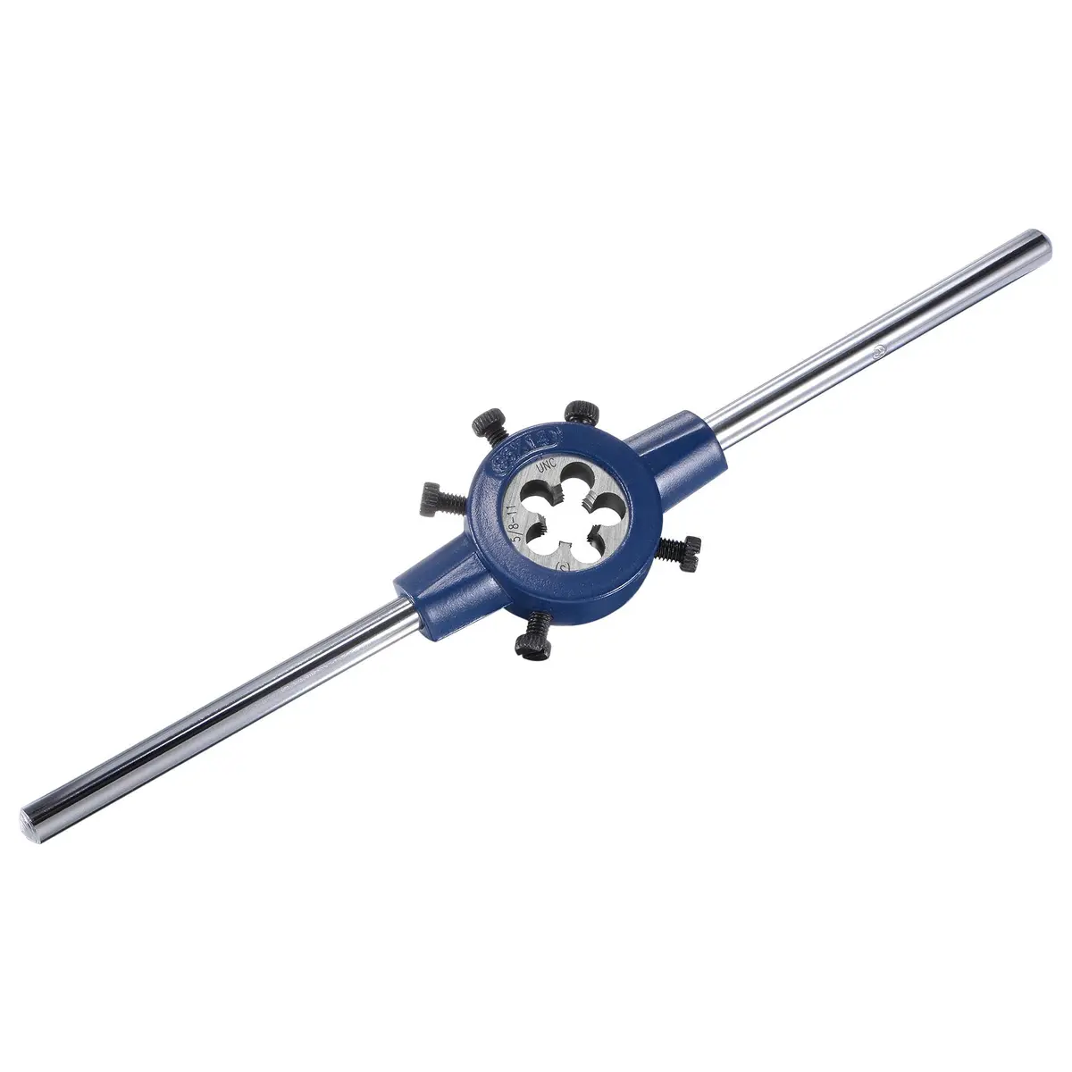 uxcell 5/8-11 UNC Threading Die & Wrench Set, 38mm Die Holder, Adjustable Bolt Thread Repair | General Purpose Metal & Plastic Threading Tool - view 5