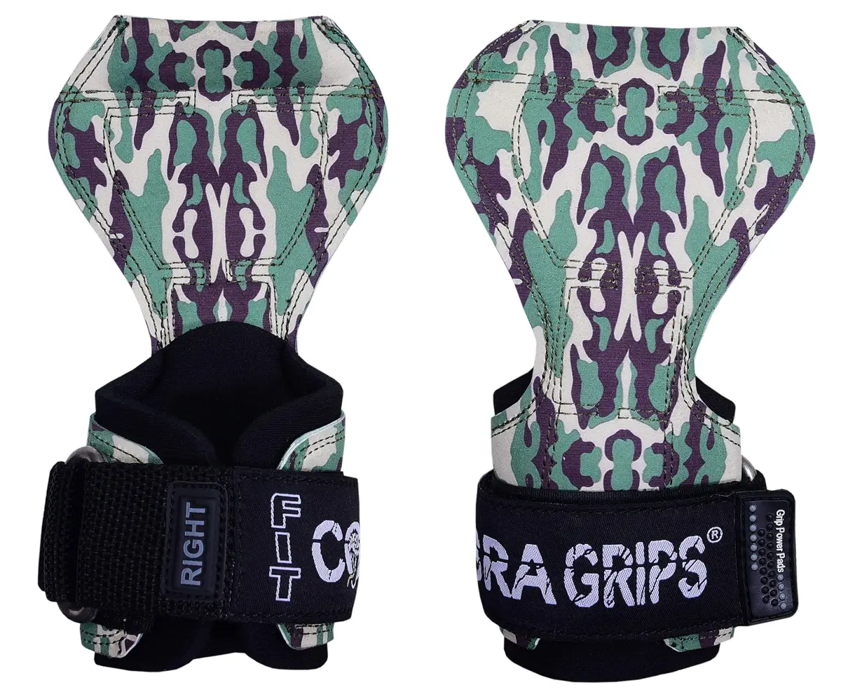 Cobra Grips FIT DitGreen Weight Lifting Gloves with Wrist Wraps - 4.25-7.0" Wrist Size - view 2