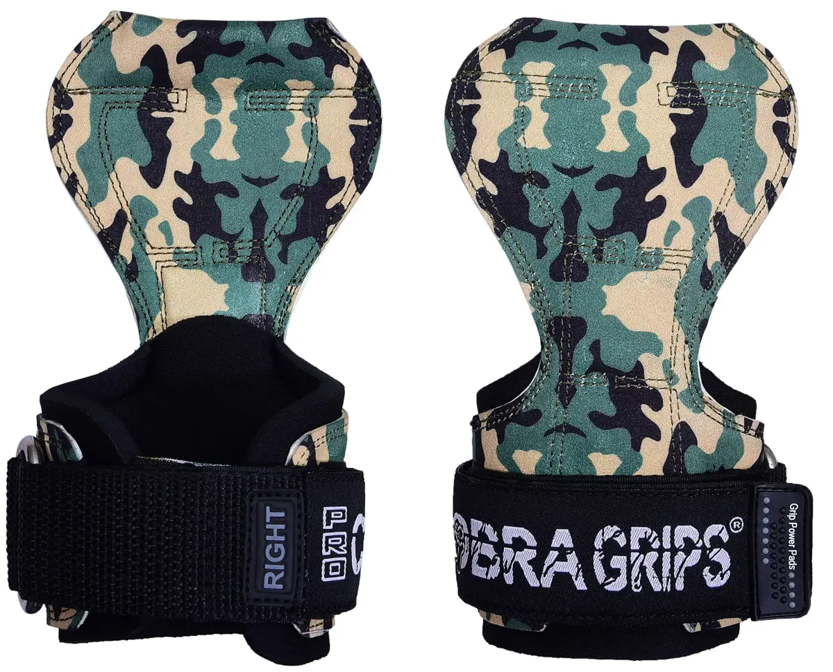 Cobra Grips PRO DitGreen Weight Lifting Gloves with Wrist Wraps - 5.5"-8.75" Wrist Size - view 2