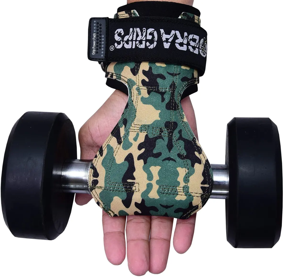 Cobra Grips PRO DitGreen Weight Lifting Gloves with Wrist Wraps - 5.5"-8.75" Wrist Size - view 4