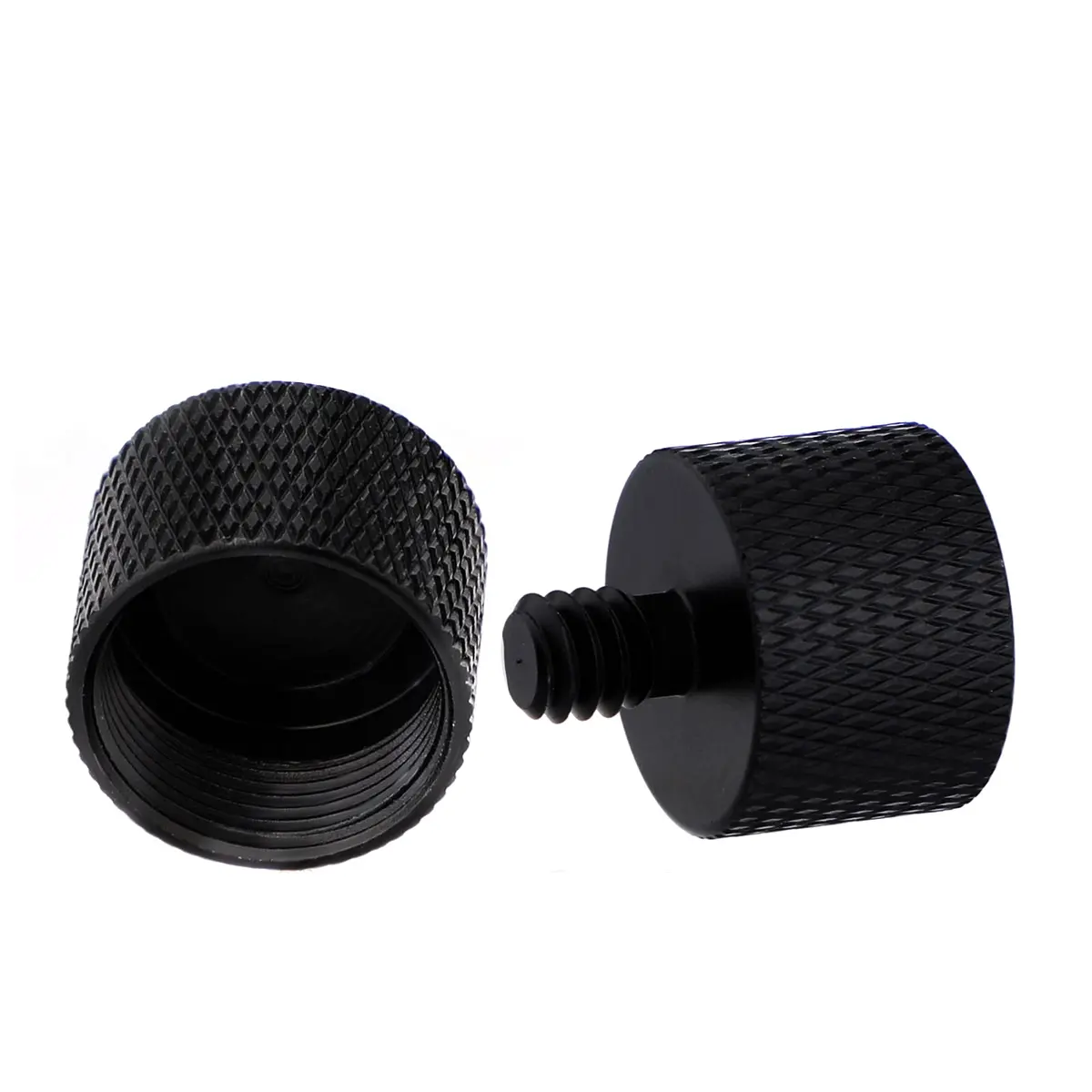 SAVITA 2pcs Mic Foot Adapter Screw Thread Adapter 5/8 to 1/4 | Solid Aluminum, Universal Fit (105c) - view 3