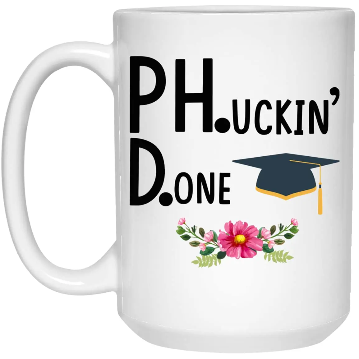 GreenStar Gifts 15oz Ceramic Mug for Doctor & Graduate | Love Theme, Microwave & Dishwasher Safe - main product image