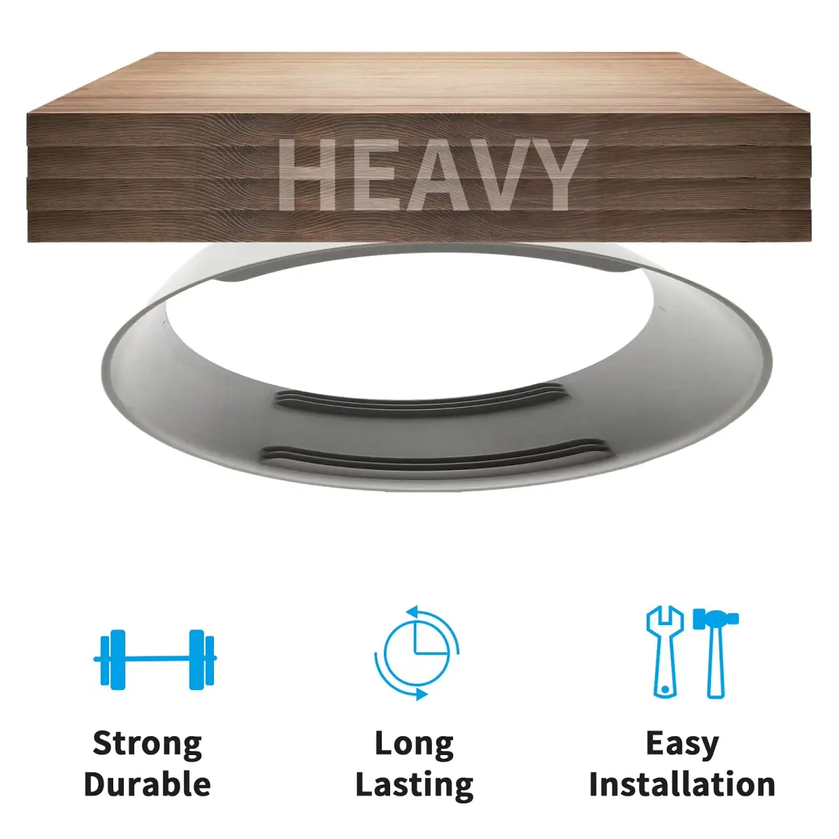 Qualward 5 Inch AC Hose Extension Coupler | Connects 5" Portable AC Exhaust Hoses - view 6