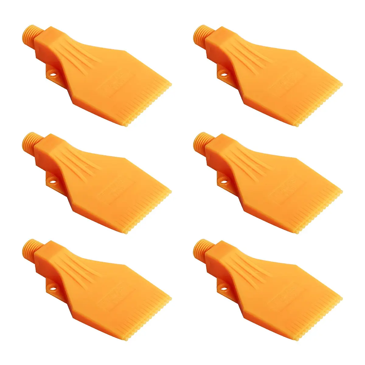 Aopin G1/4 Male Thread Flat Air Nozzle Set, 6 Pcs | 89mm x 46.4mm, ABS Plastic - main product image