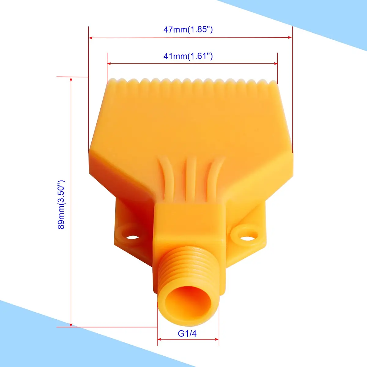 Aopin ABS Wind Nozzle G1/4 Male Flat Orifice 2 Pcs | Durable Dust Removal & Air Drying - view 2