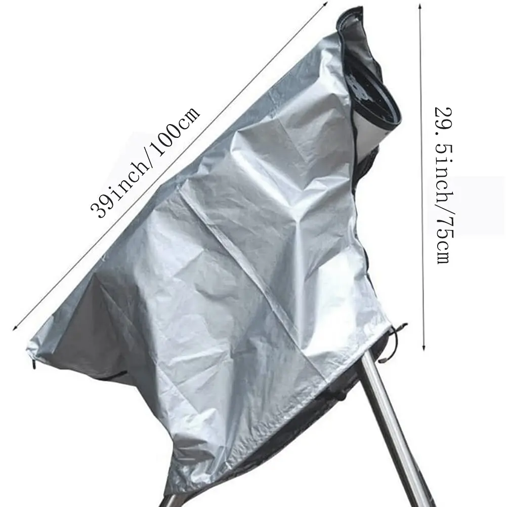 BOSKING Telescope Cover Outdoor Sun Protective Dust-Proof with Adjustable Drawstring - Silver (991mm x 749mm) - view 4