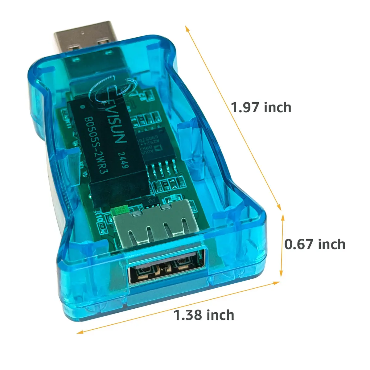 DSD TECH SH-G01A USB Isolator with ADUM3160 Chip 12Mbps | Industrial USB Noise Filter - view 6