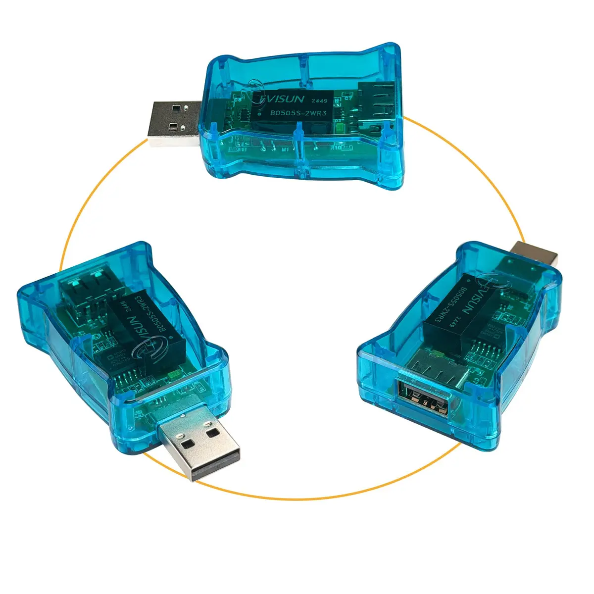 DSD TECH SH-G01A USB Isolator with ADUM3160 Chip 12Mbps | Industrial USB Noise Filter - view 4