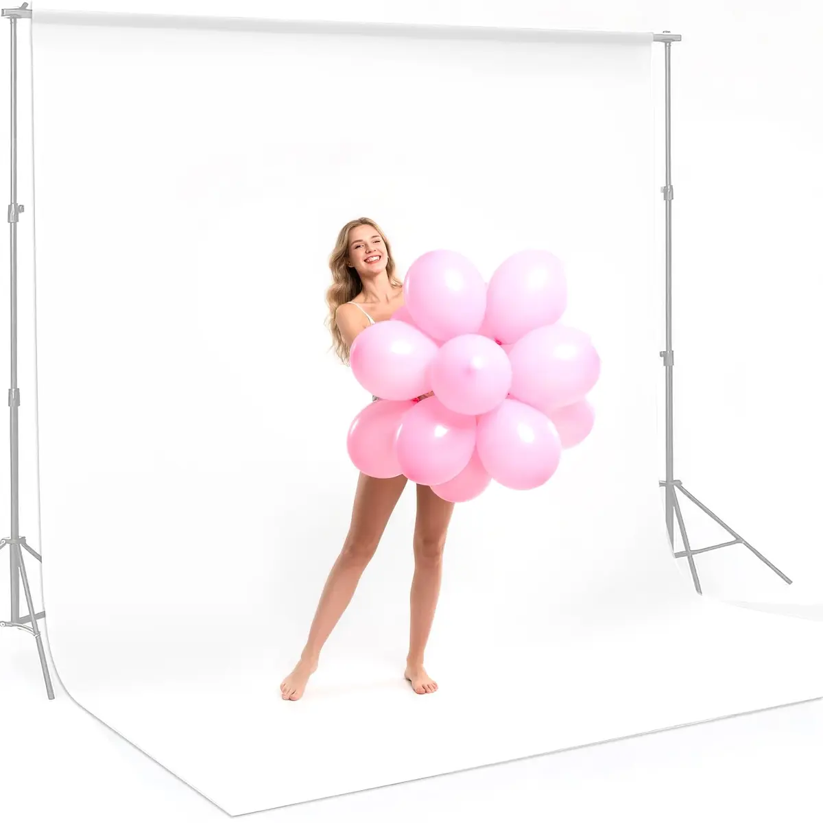 CPLIRIS 10x20ft White Backdrop for Photography | Thick Polyester, Seamless & Wrinkle-Resistant - main product image
