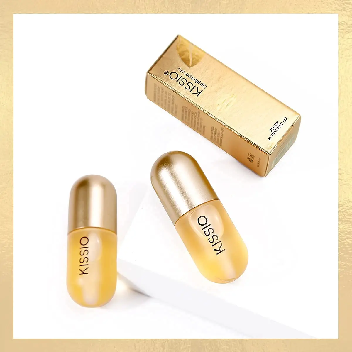 KISSIO Lip Plumper Pro Clear Plant Extracts Plumping Lip Serum 5.5ml (0.186 Fl Oz) | Moisturizing Lip Gloss for Fuller Lips and Hydrated - view 7