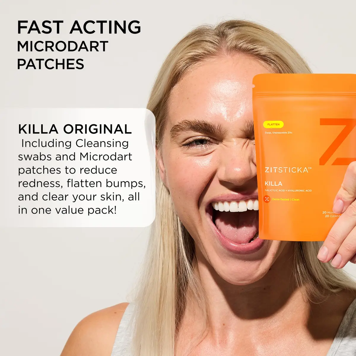 ZitSticka Killa Kit Microdart Pimple Patch for Face, 20 Count | Fast-Acting, Target Emerging Pimples - view 4
