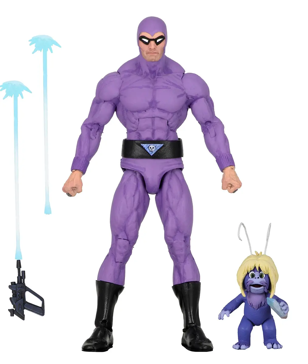 NECA Defenders of the Earth Phantom 7-Inch Scale Action Figure | Collector-Friendly Window Box Packaging - main product image