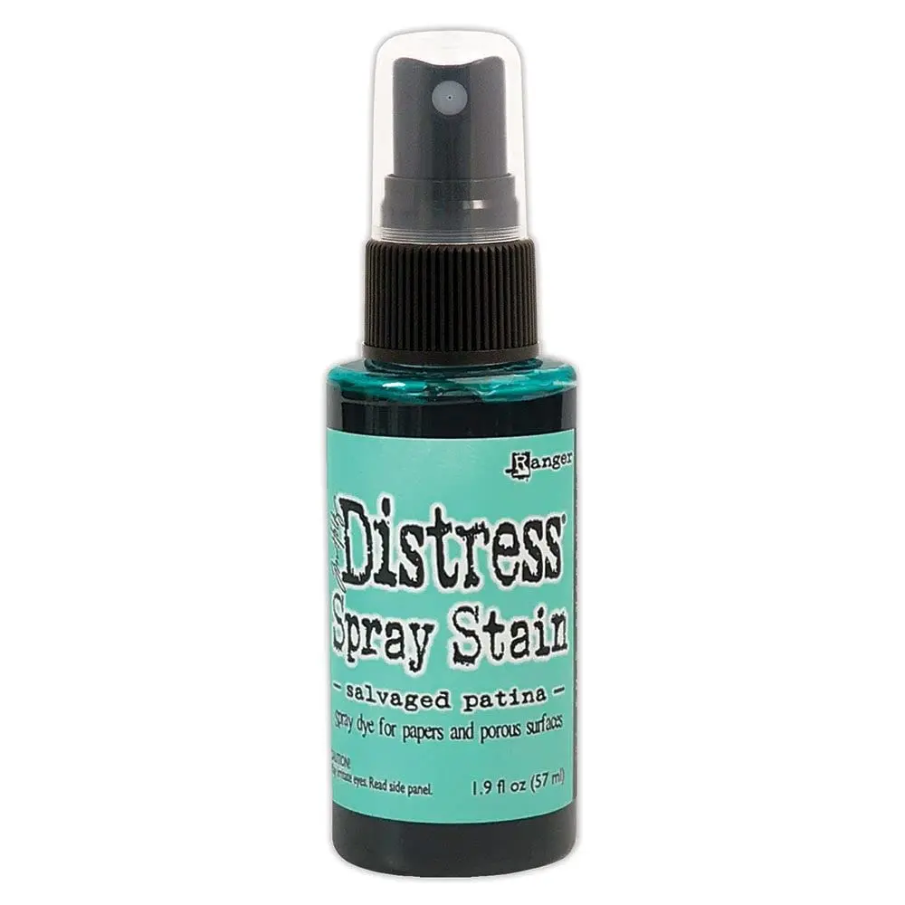 Ranger Distress Spray Stain Salvaged Patina 57 ml | Water-reactive Ink for Arts & Crafts - main product image