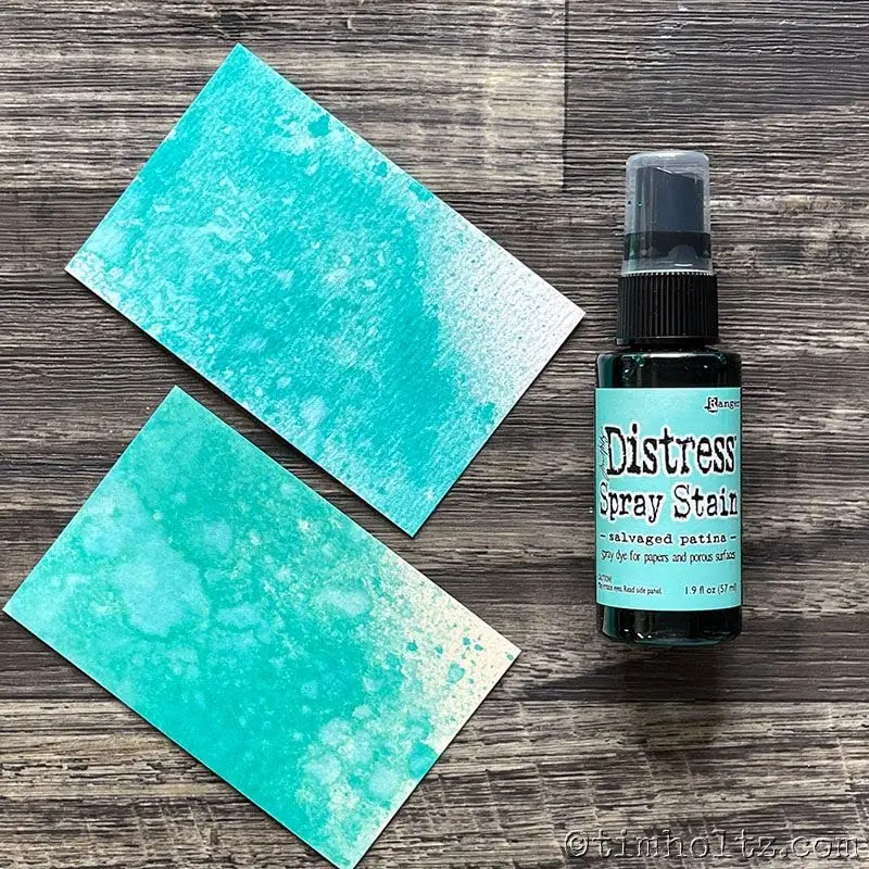 Ranger Distress Spray Stain Salvaged Patina 57 ml | Water-reactive Ink for Arts & Crafts - view 2