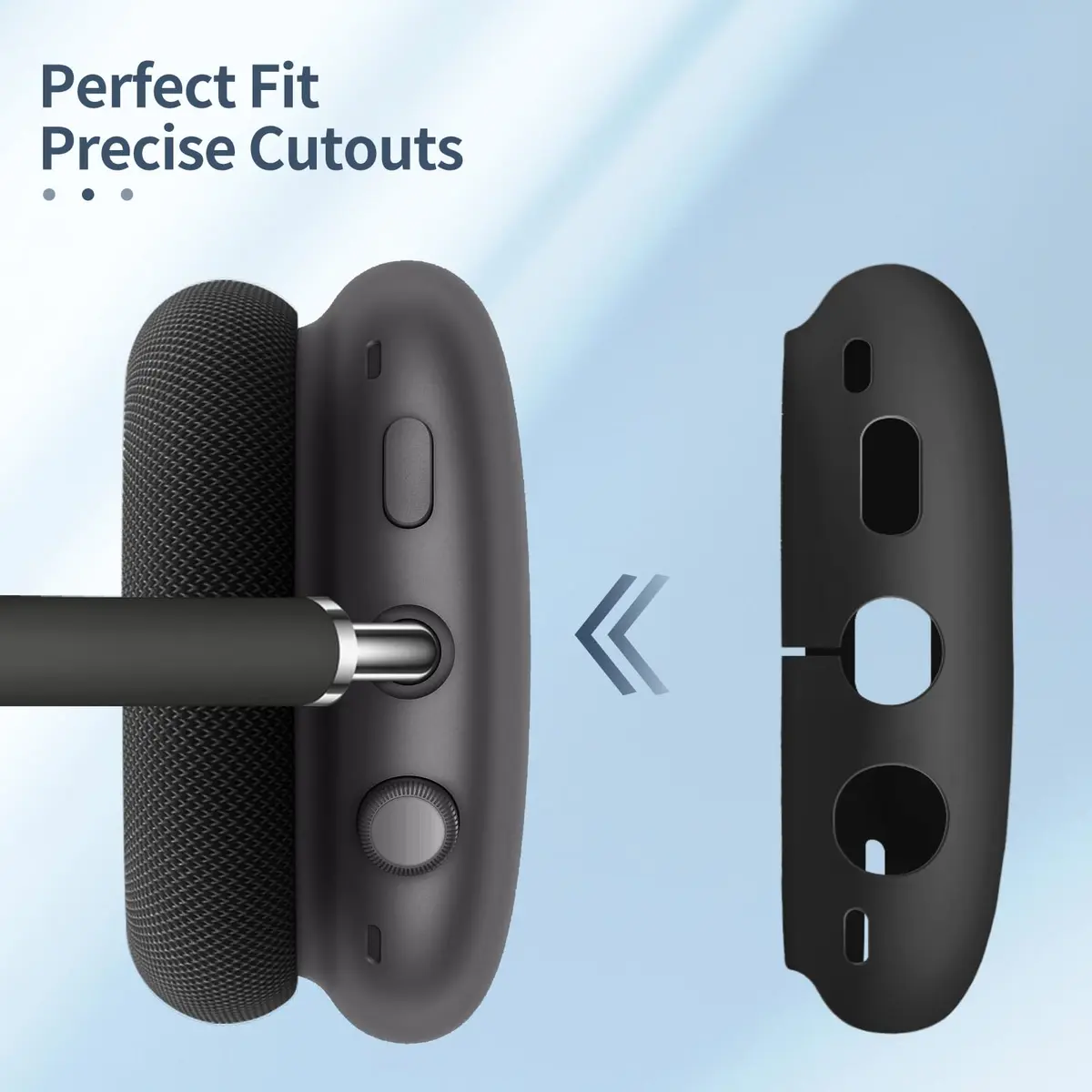 FINTIE 3 in 1 Silicone Case Cover for AirPods Max 2 & 1 (2026/2020/2024) | Lightweight, Durable, Snug Fit - view 4