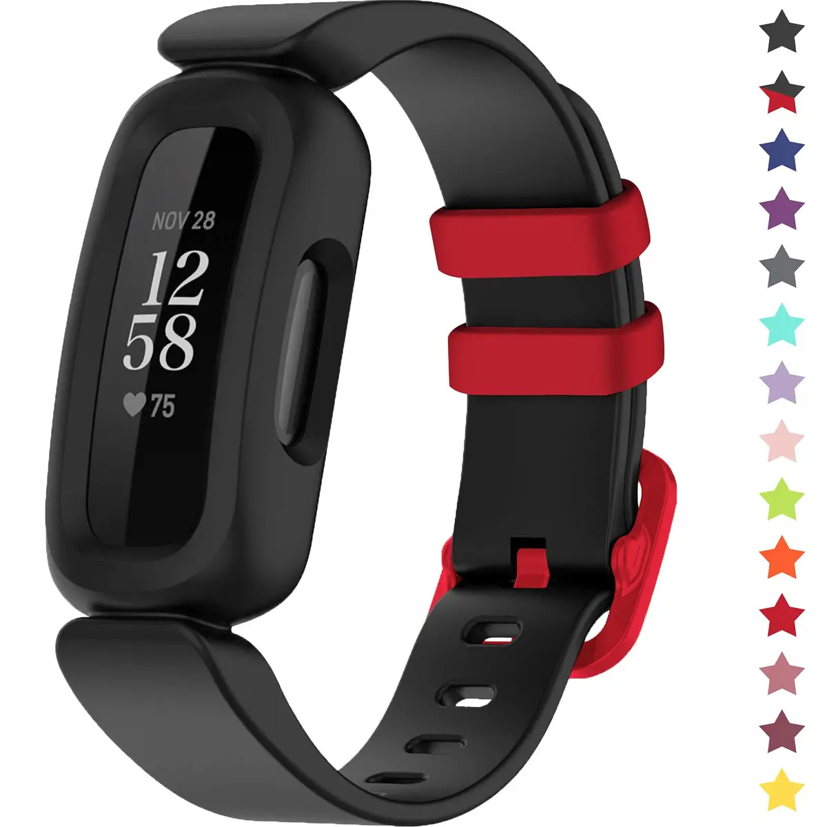 TopPerfekt Watch Band Compatible with Fitbit Ace 3 | Soft Silicone Waterproof Strap for Kids - main product image