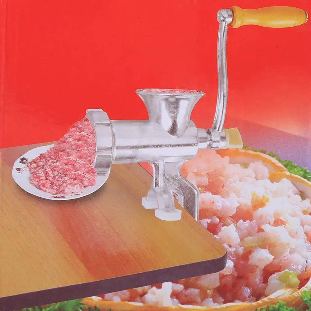 FOLOSAFENAR Manual Meat Grinder Aluminum Alloy | Easy & Stable Table Clamp (70-120 chars) - view 2
