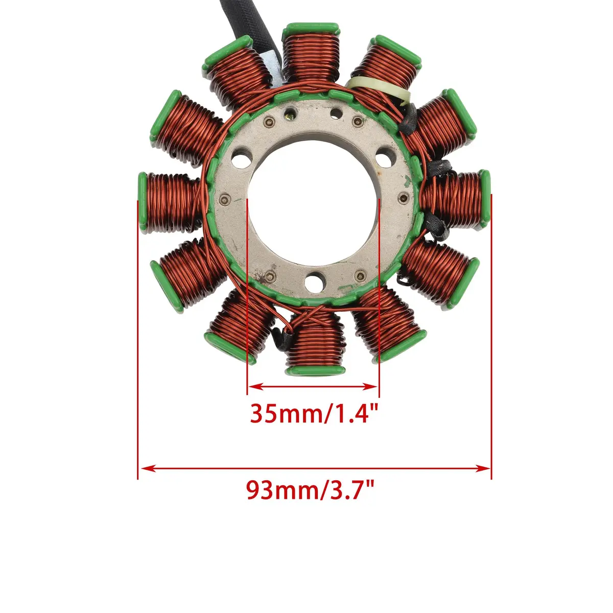WOOSTAR 12 Coil 5 Wire Magneto Stator for Hyosung GT125 GT250 GV125 GV250 - view 2