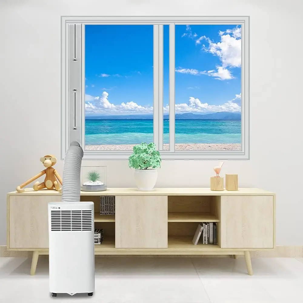 UNAOIWN Portable AC Window Vent Kit 5.9" | Easy Installation & Durable PVC Material - view 10