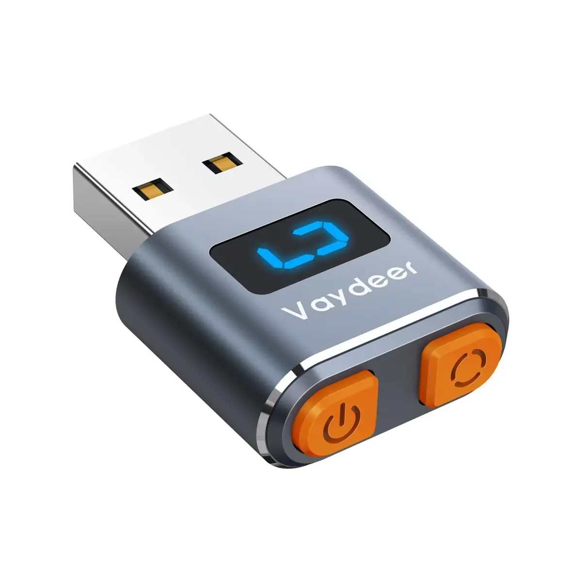 Vaydeer T3s Mouse Jiggler USB Mouse Mover | Undetectable, Aluminum Alloy, 3 Random Tracks - main product image
