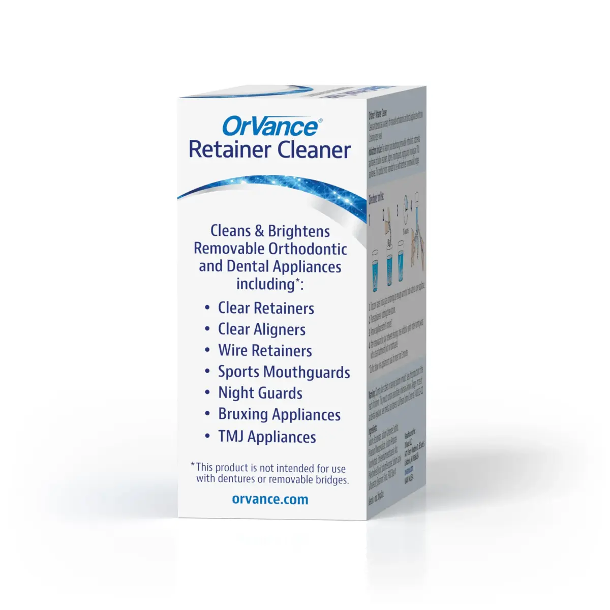 OrVance Retainer Cleaner Tablets 28 Count (3 Month Supply) | Cleans Orthodontic Appliances Twice Weekly - view 5