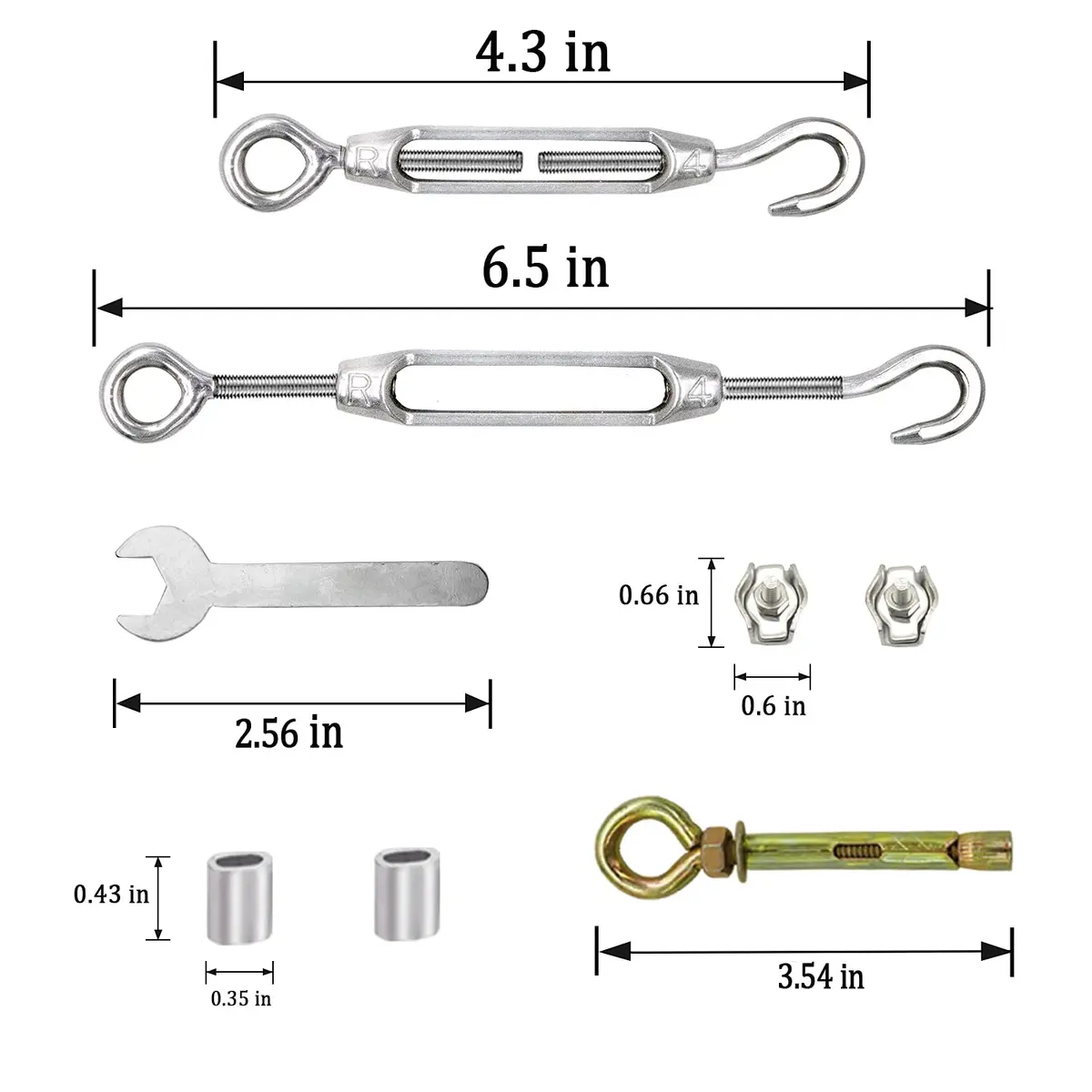MHY 304 Stainless Steel Clothesline 3.05m (10ft) | Heavy Duty, Rust-Resistant, Windproof Wire Rope for Outdoor Drying - view 2