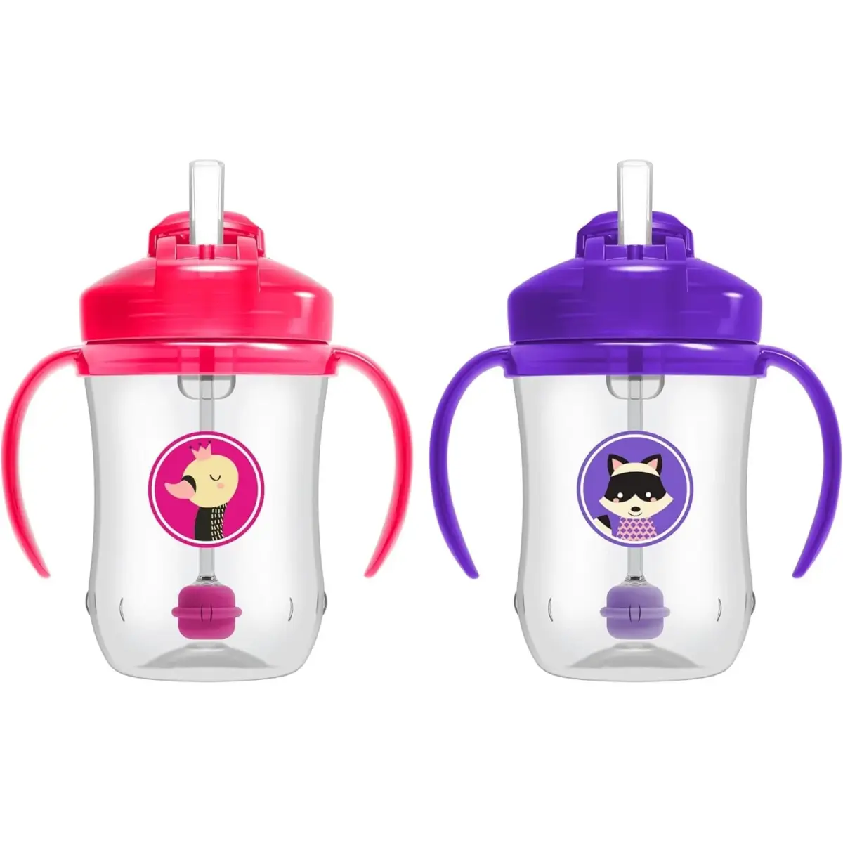 Dr. Brown's Milestones Baby's First Straw Cup 270ml (9 oz) | Spill-Proof Training Cup with Weighted Straw - main product image