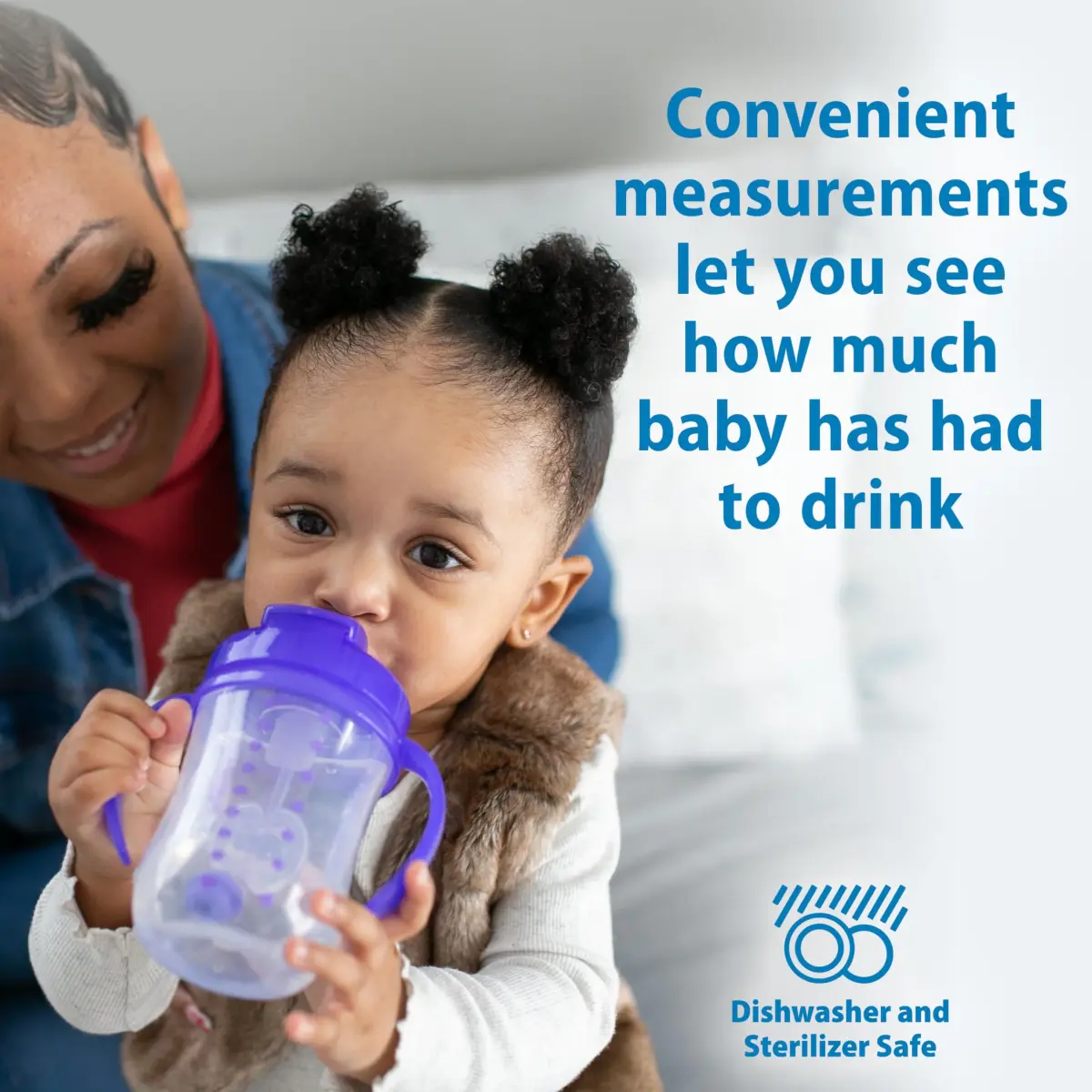 Dr. Brown's Milestones Baby's First Straw Cup 270ml (9 oz) | Spill-Proof Training Cup with Weighted Straw - view 6