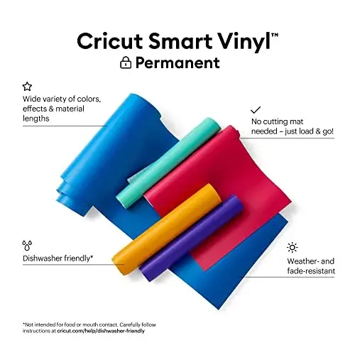 Cricut Smart Permanent Vinyl 33 cm x 3.7 m (13 in x 12 ft) Grass | Matless Cutting for Cricut Maker 3 & Explore 3 - view 2
