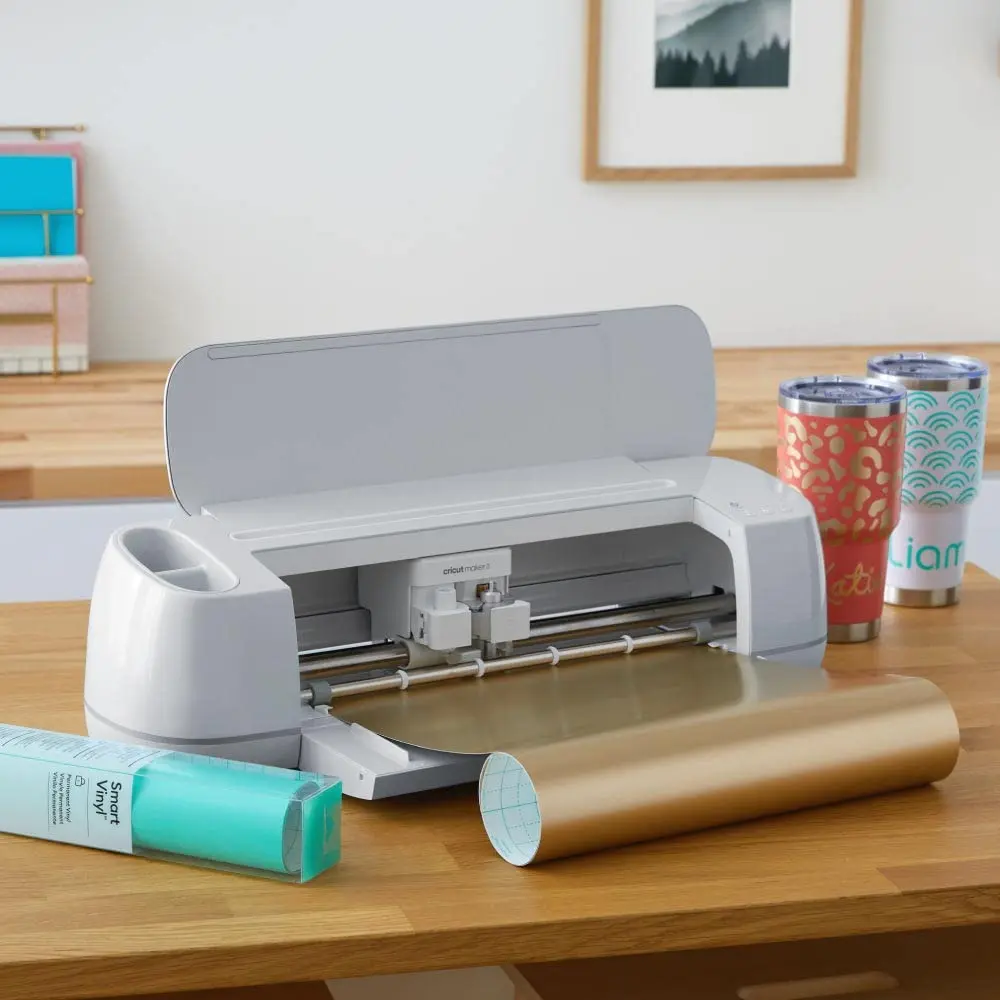Cricut Smart Permanent Vinyl Matte Metallic Champagne 33 cm x 3.7 m (13 in x 12 ft) | Matless Cutting for Long Cuts up to 12ft - view 4
