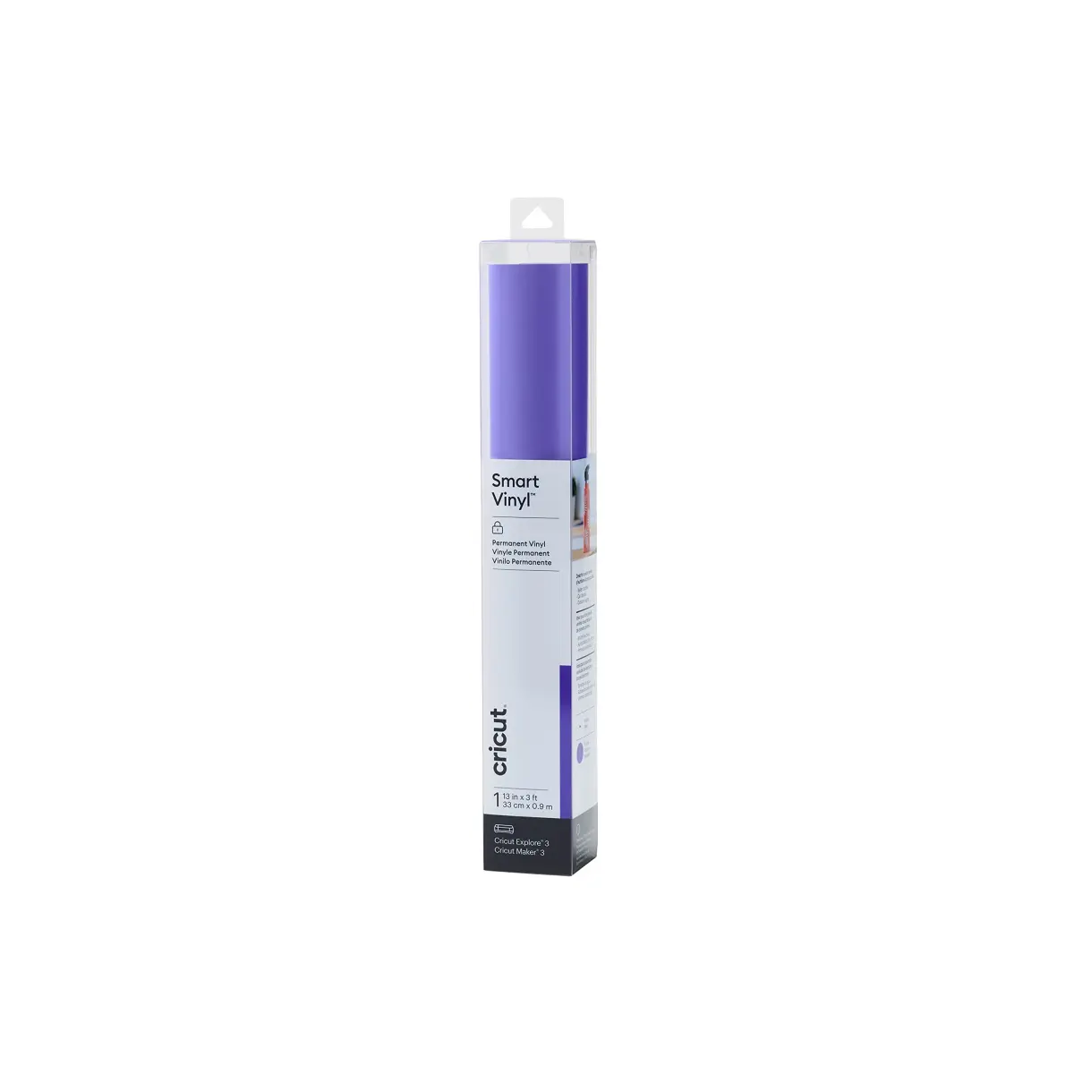 Cricut Smart Permanent Vinyl, Purple Roll 3ft (81.3 cm x 0.9 m) | Matless Cutting for DIY Projects - view 4