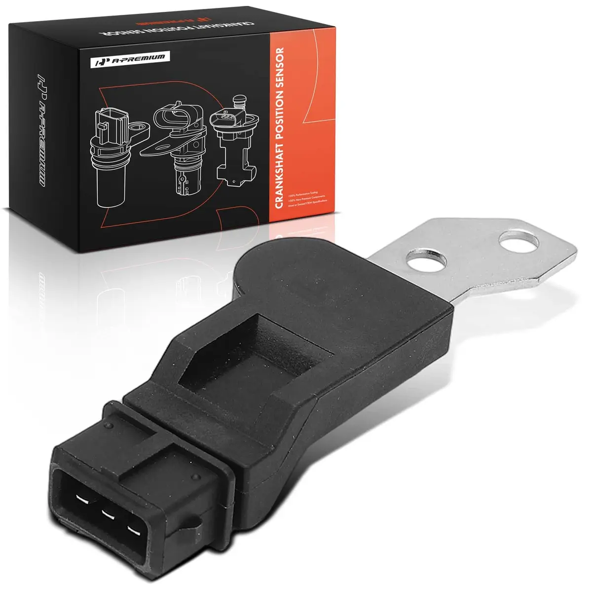 A-Premium Engine Camshaft Position Sensor | OEM-Standard Replacement, 3 Pins, Black - main product image