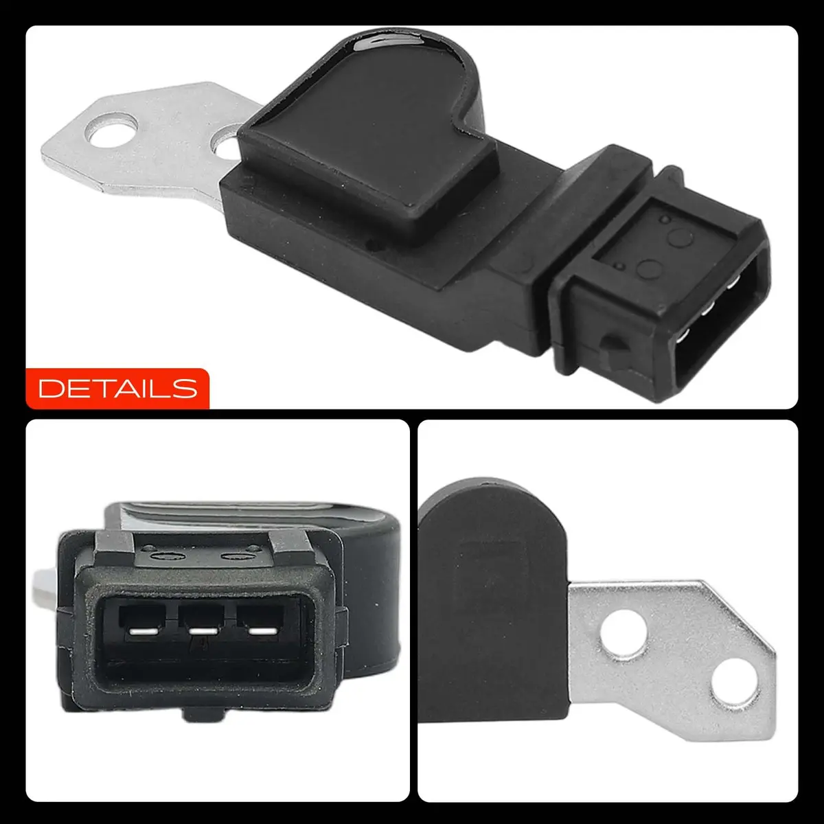 A-Premium Engine Camshaft Position Sensor | OEM-Standard Replacement, 3 Pins, Black - view 9
