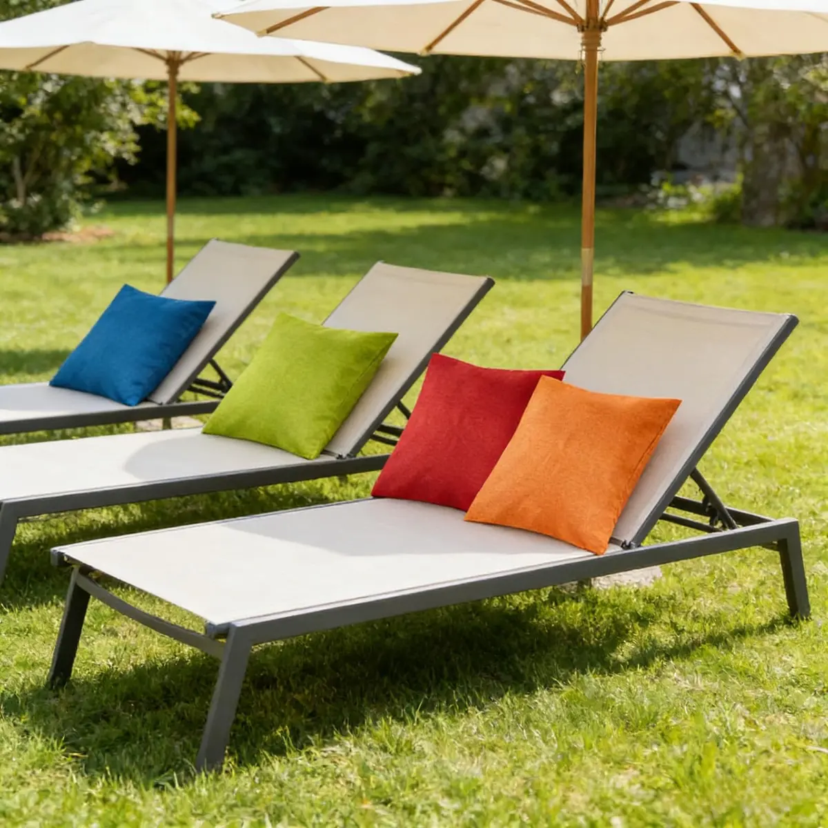 yeabwps Decorative Outdoor Waterproof Throw Pillow Covers 45x45 cm (18x18 Inches) Pack of 4 | Vibrant Colors for Patio & Garden - view 7