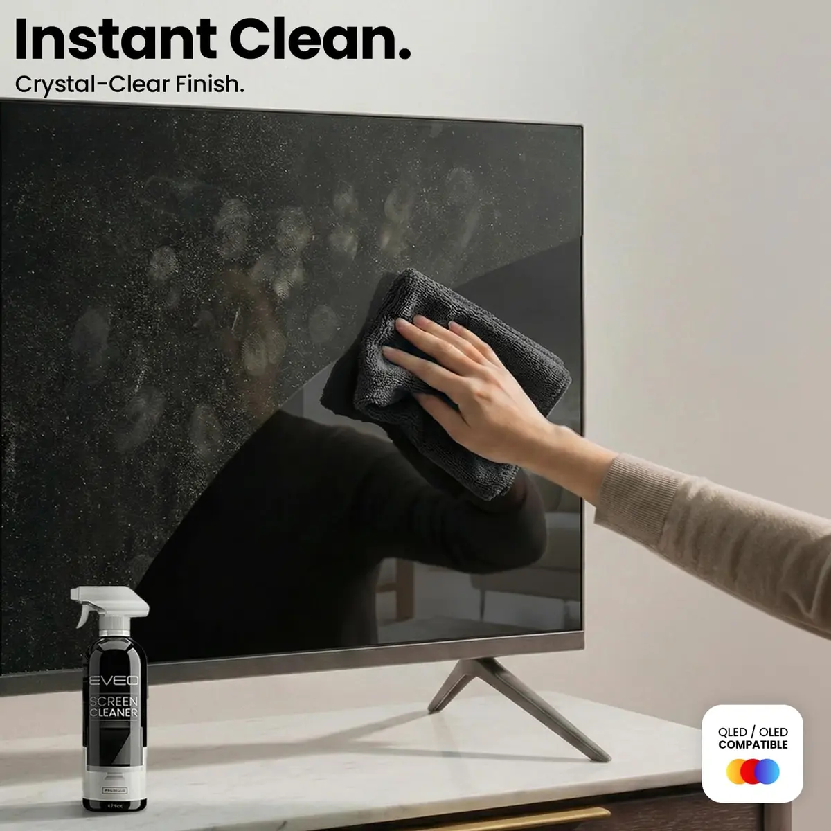 EVEO Screen Cleaner Spray Kit 6.7oz (200ml) 2 Pack | Streak-Free Shine for All Screens - view 2