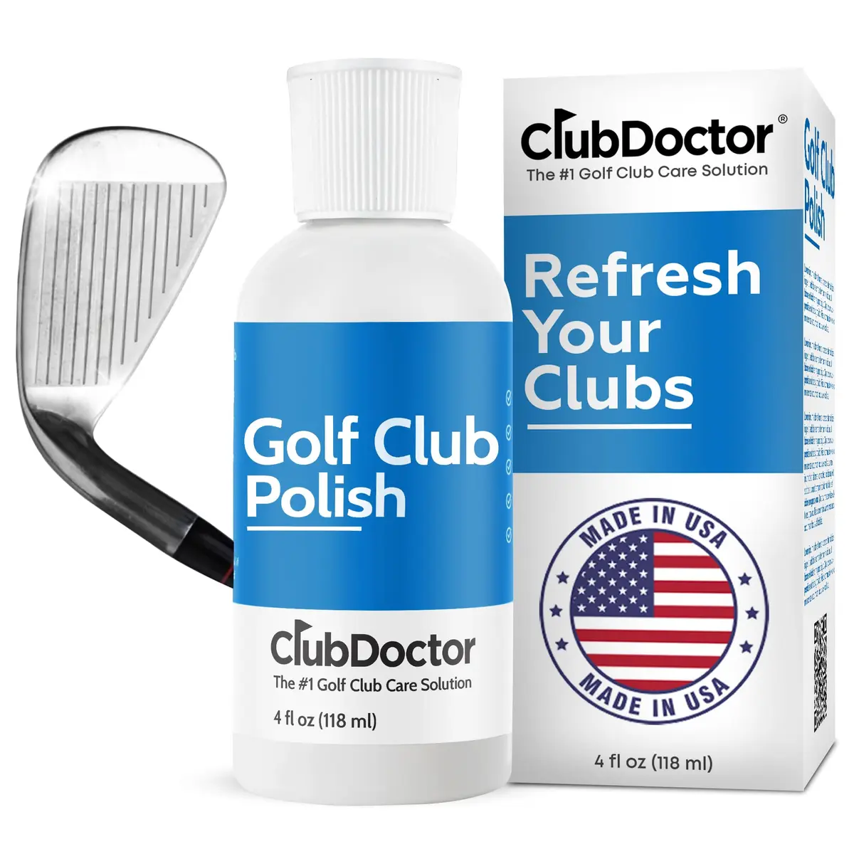Club Doctor Golf Club Polish 4 Fl Oz | Restores & Shines on Drivers, Irons, Woods - main product image