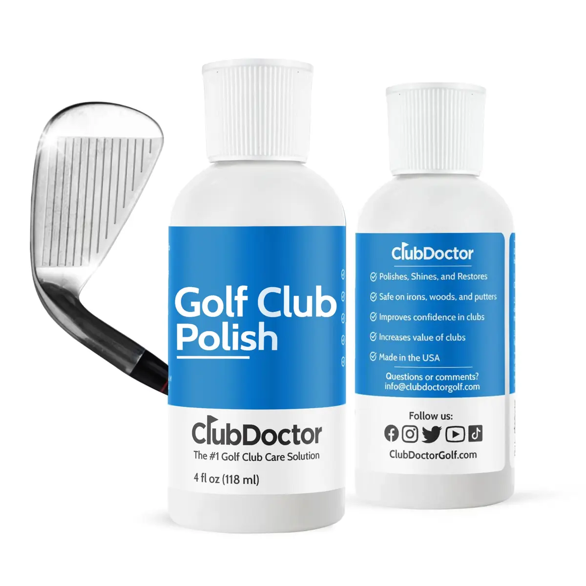 Club Doctor Golf Club Polish 4 Fl Oz | Restores & Shines on Drivers, Irons, Woods - view 8
