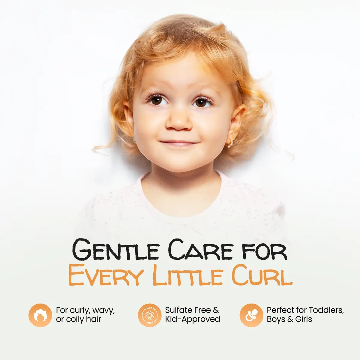 MAYA MARI Kids Curl Cream Coconut Lime Twist 355ml (12 oz) | Defines Curls, Tames Frizz, Kid-Safe Formula - view 3