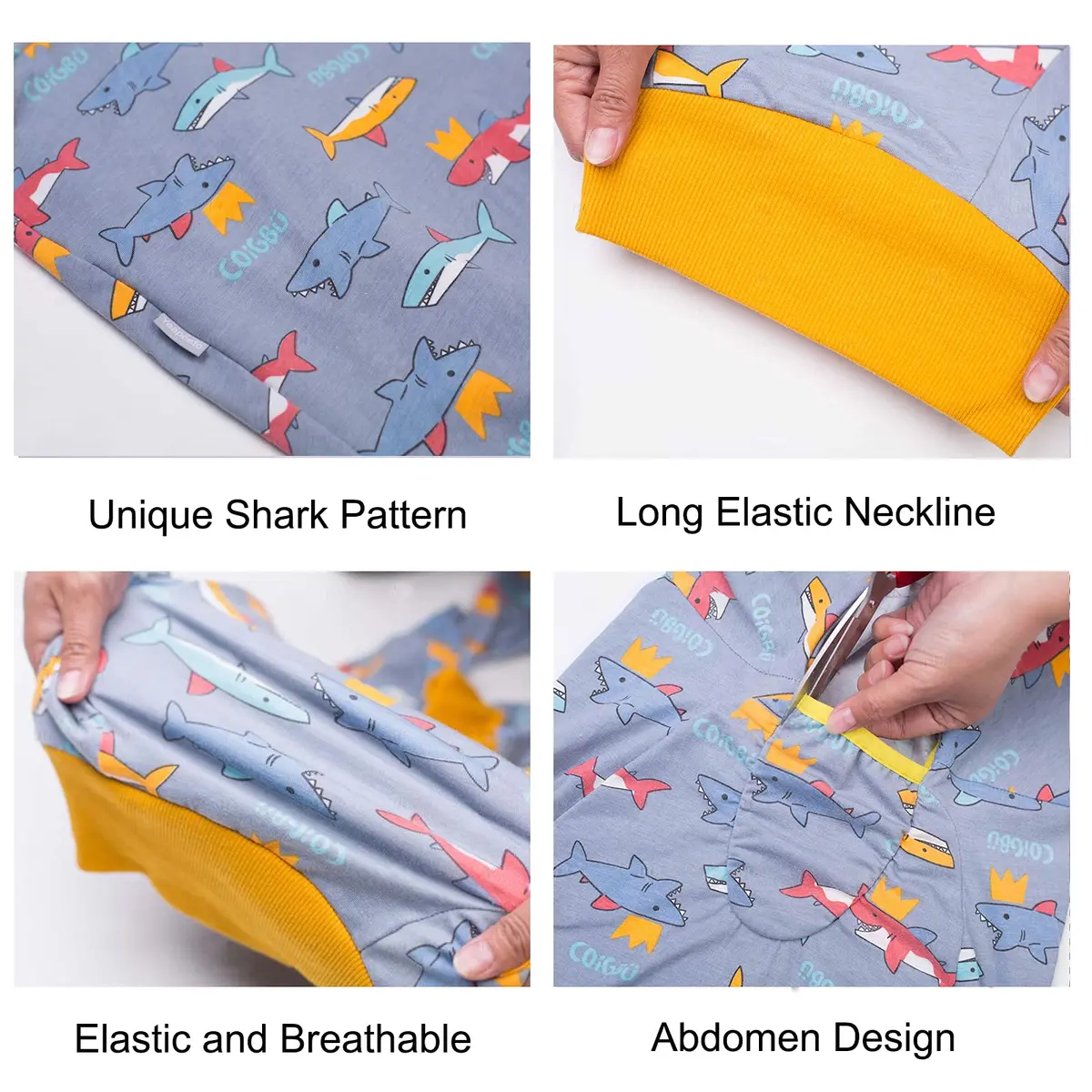 Yeapeeto Dog Recovery Suit After Surgery Medium Large | Post-Op Pet Clothing for Large Breeds - view 5
