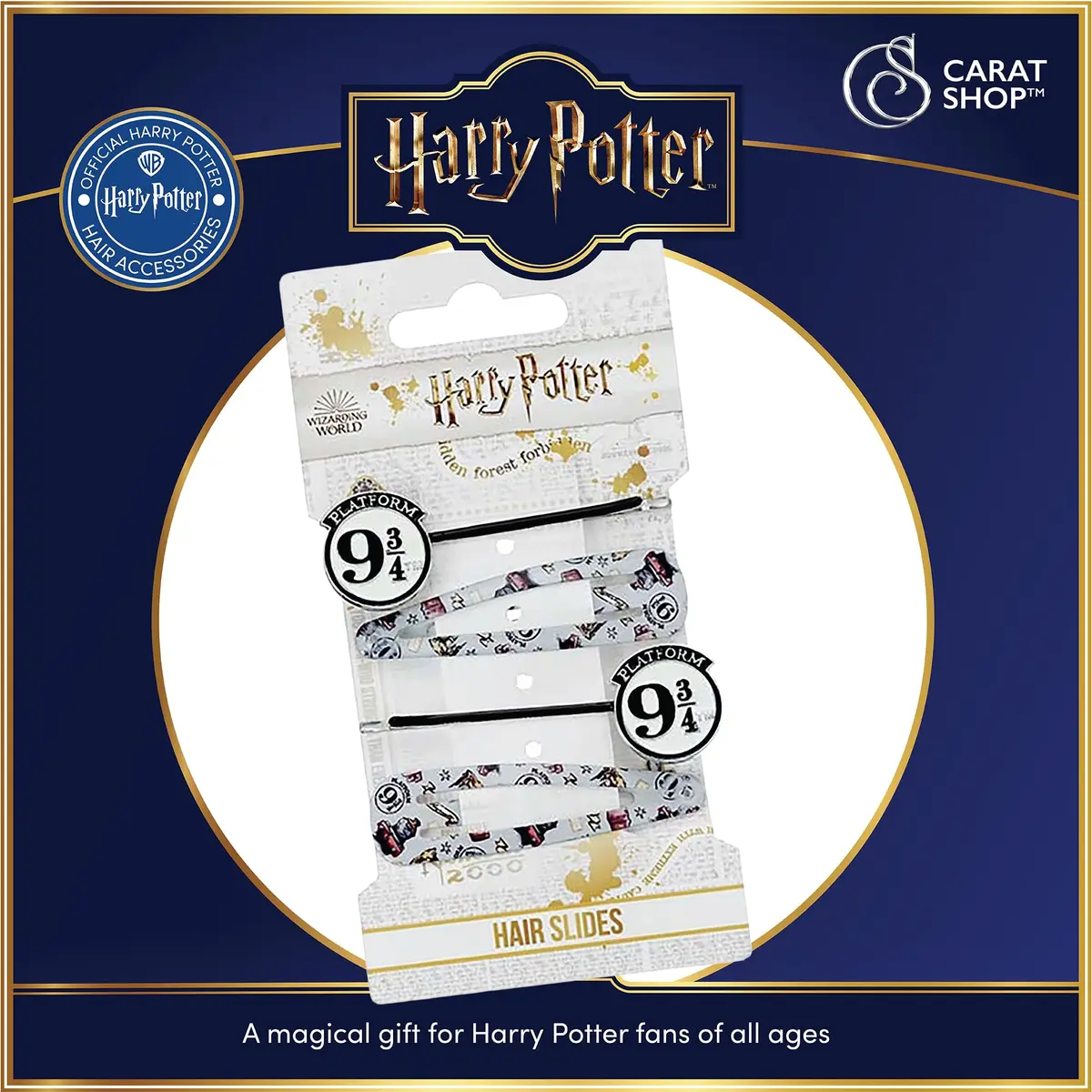The Carat Shop Harry Potter Platform Hair Clip Set | Official Branded Accessories for Girls & Adults - view 5