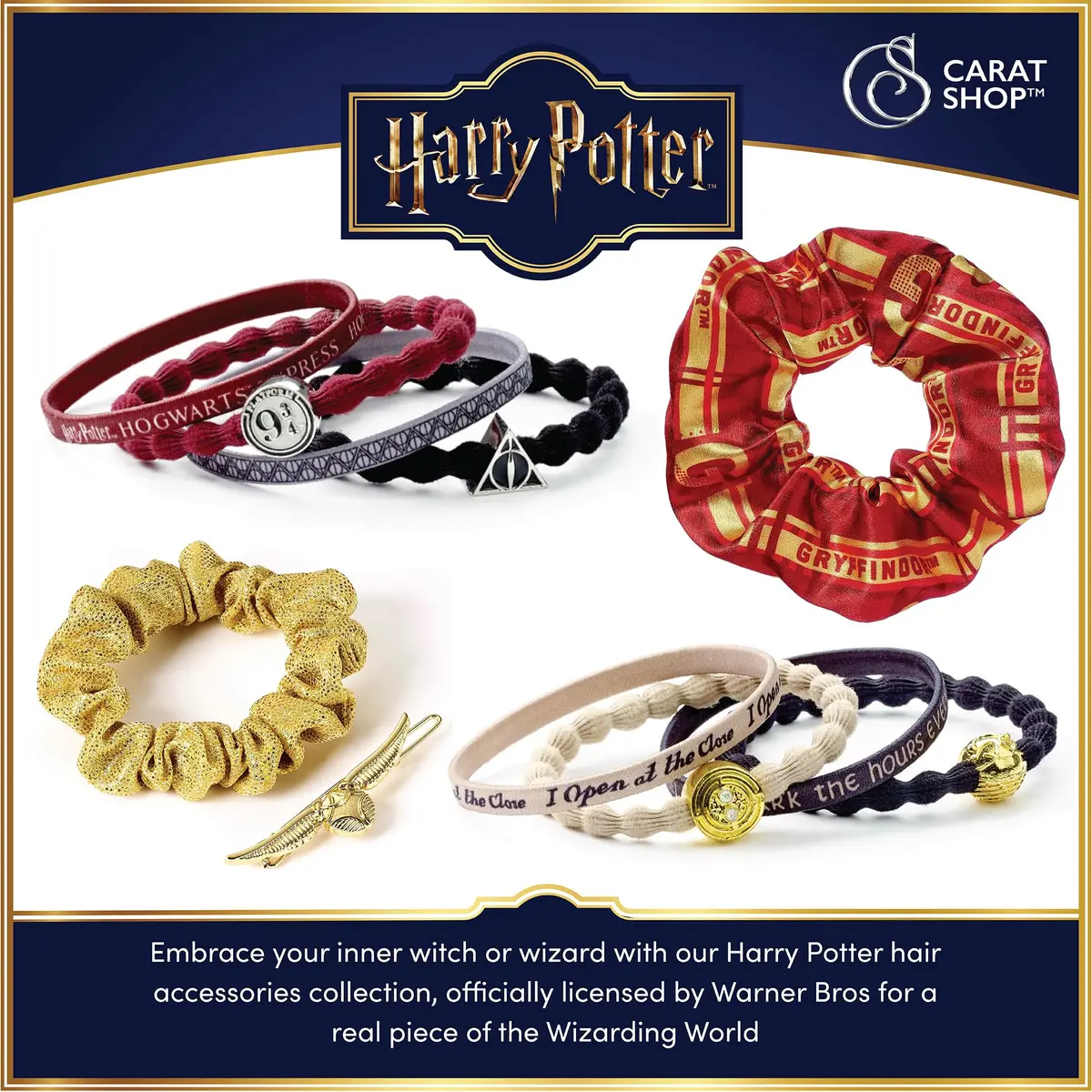 The Carat Shop Harry Potter Platform Hair Clip Set | Official Branded Accessories for Girls & Adults - view 7