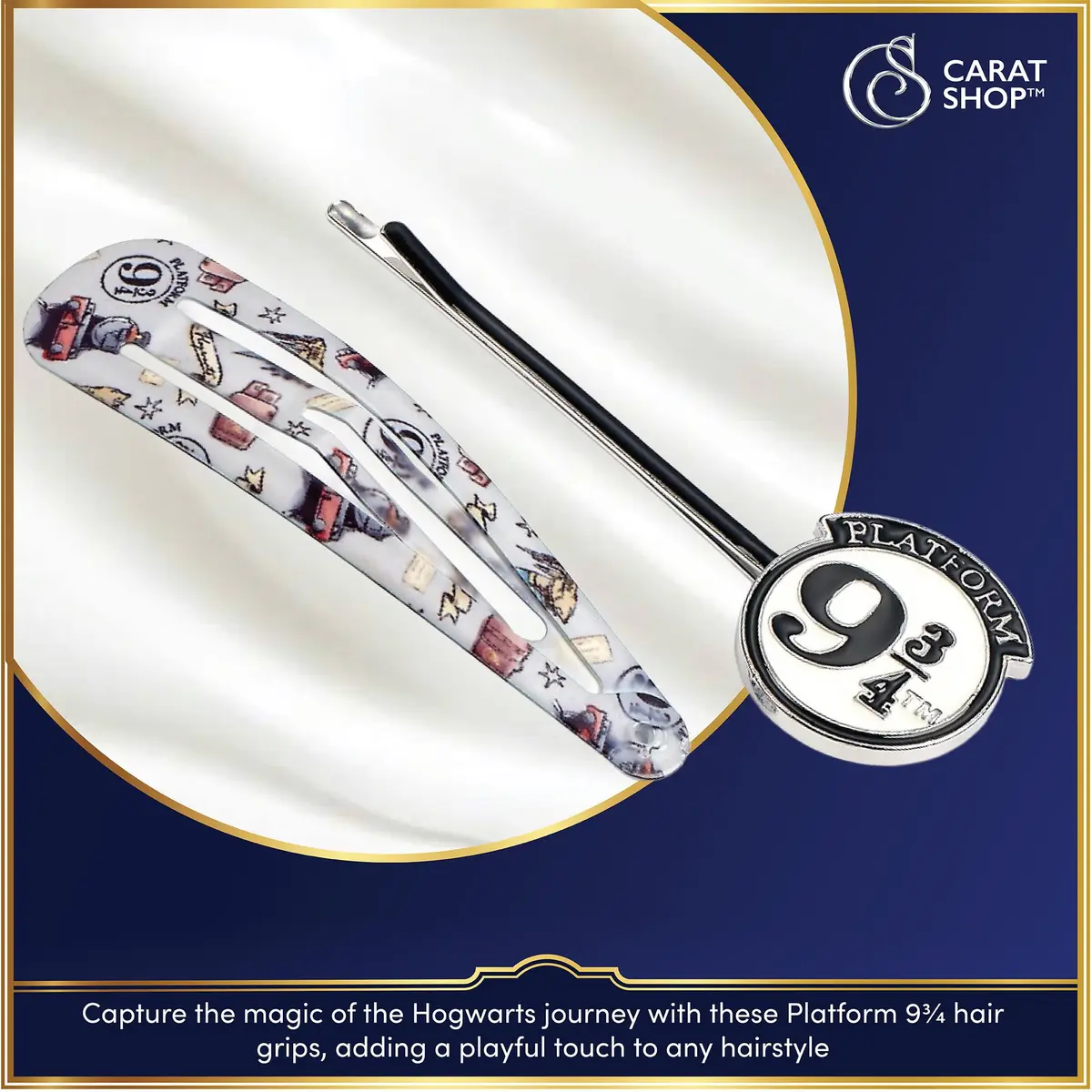 The Carat Shop Harry Potter Platform Hair Clip Set | Official Branded Accessories for Girls & Adults - view 3