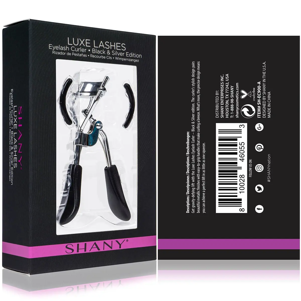 SHANY Luxe Lashes Eyelash Curler 13.97 cm (5.5 Inch) | Professional Makeup Tool for Crease-Free Curls - view 3