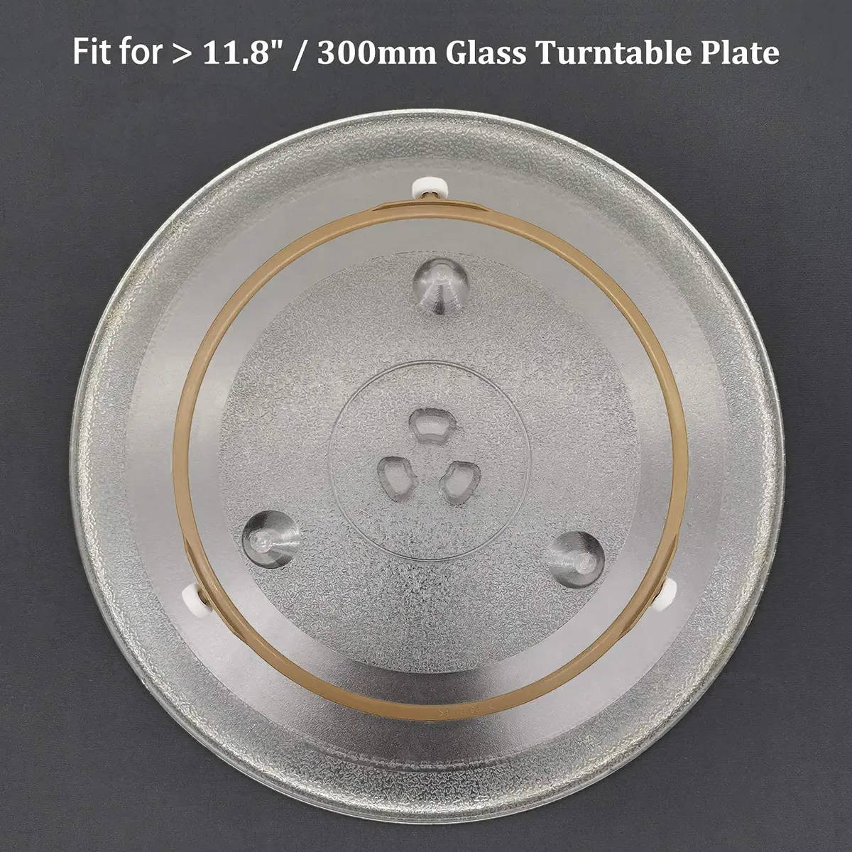 ZZHXSM Turntable Ring Microwave Glass Turntable Plate Support Wheel Ring, 22cm | Durable, High-Temperature Plastic Support - view 5