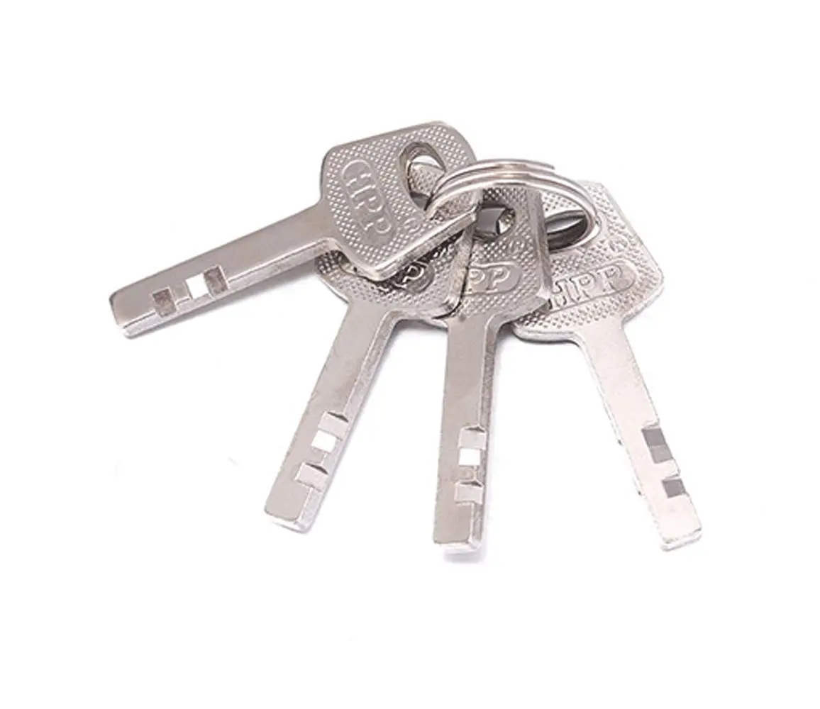 WANLIAN Long Beam Keyed Padlock 40mm (1.57 inch) Width | Hardened Steel Shackle for Gym Lockers & Gates - view 7